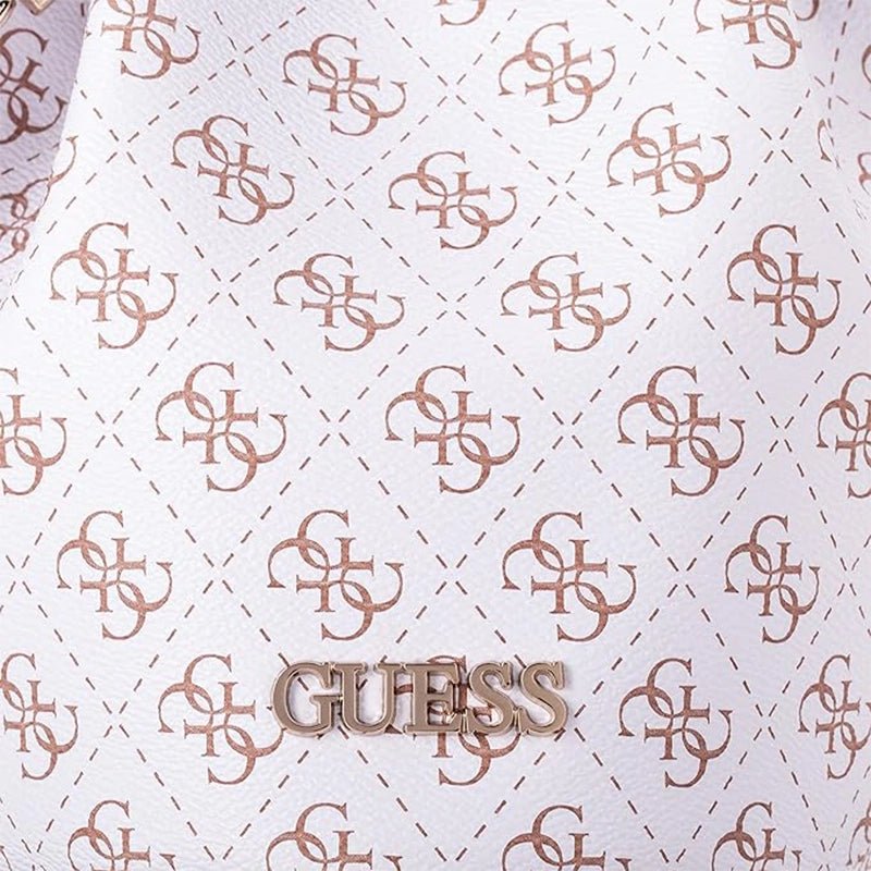 GUESS WASHINGTON - DRAWSTRING - BUCKET - BAG - WHITE - GB2 - Runner