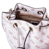 GUESS WASHINGTON - DRAWSTRING - BUCKET - BAG - WHITE - GB2 - Runner