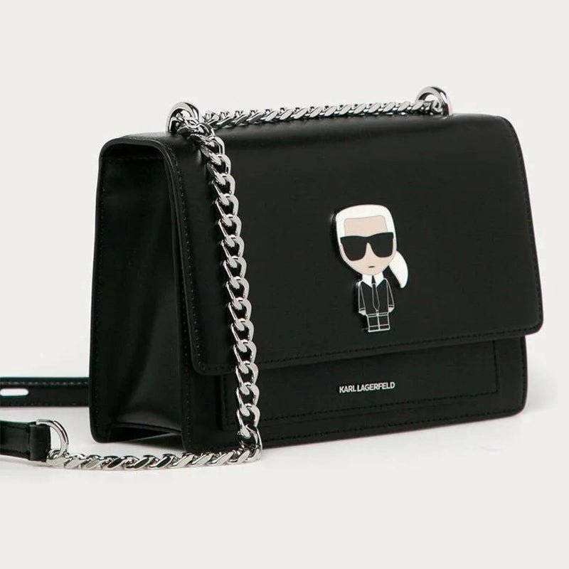 Karl Lagerfeld K/Ikonik Metal Lock - Shoulderbag - Black - KB22 - Runner