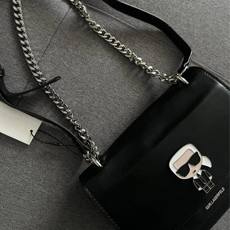 Karl Lagerfeld K/Ikonik Metal Lock - Shoulderbag - Black - KB22 - Runner