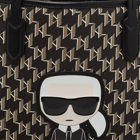 Karl Lagerfeld K/ikonik Monogram - Handbag - Black - KB8 - Runner