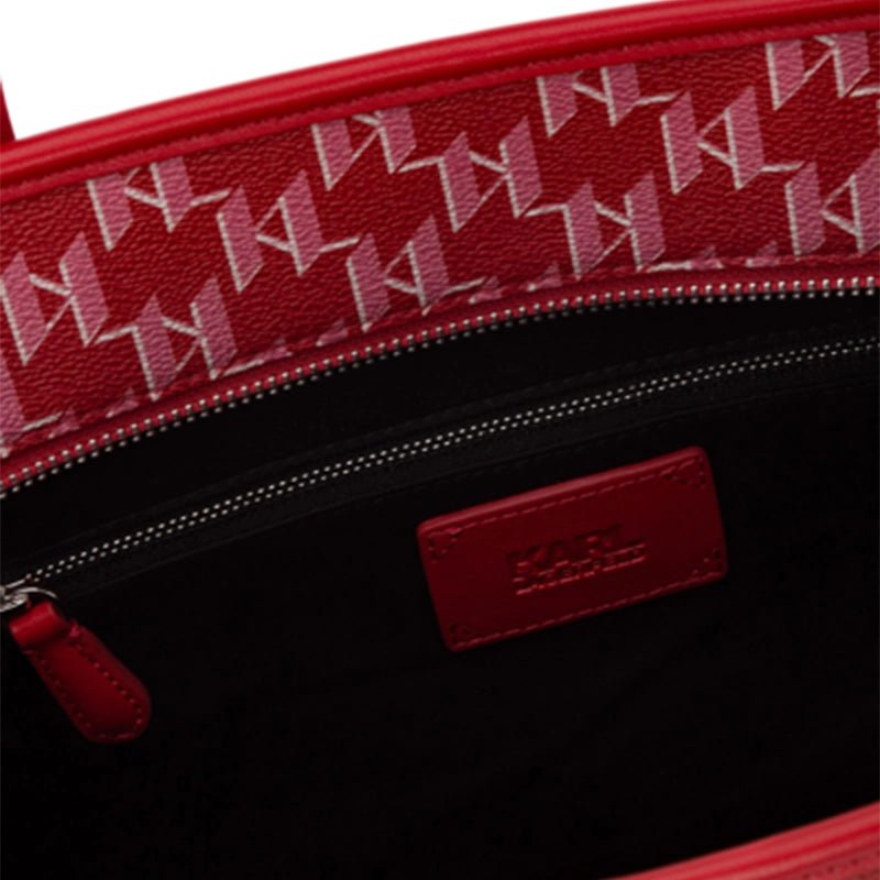 Karl Lagerfeld K/ikonik Monogram - Shoulderbag - Red - KB17 - Runner