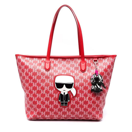 Karl Lagerfeld K/ikonik Monogram - Shoulderbag - Red - KB17 - Runner