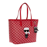 Karl Lagerfeld K/ikonik Monogram - Shoulderbag - Red - KB17 - Runner