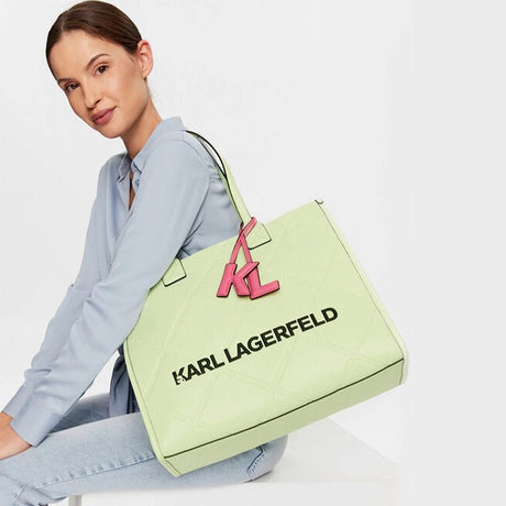 Karl Lagerfeld Logo Embossed - Shoulderbag - Mint - KB16 - Runner