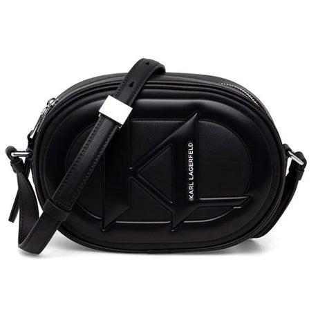 Karl Lagerfeld Monogram Zip - Up - Shoulderbag - Black - KB19 - Runner