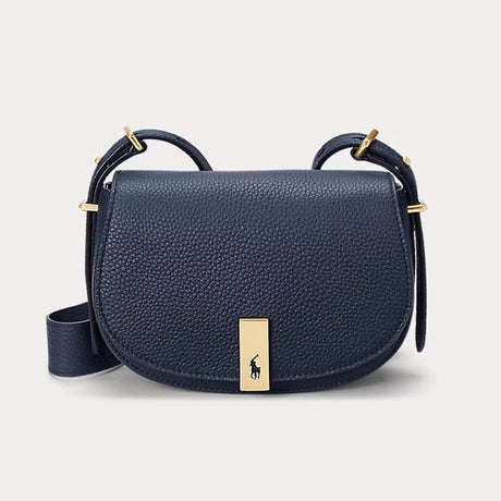 Polo Ralph Lauren Saddle Polo ID Shoulder Bag - NAVY - RB1 - Runner