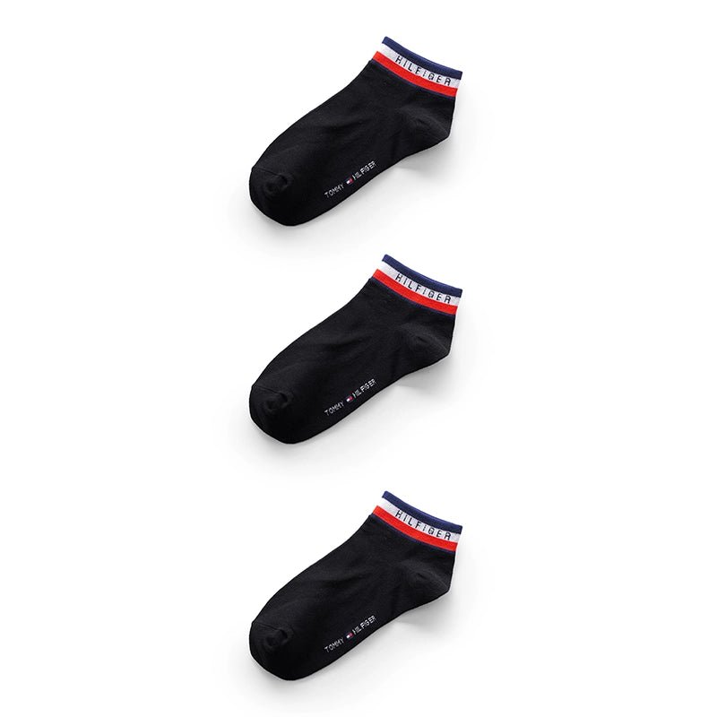 TOMMY HILFIGER COTTON ANKLE 3 - PACK SOCKS SU31 - Runner