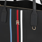 TOMMY HILFIGER ICONIC LOGO SHOULDERBAG - BLACK - TB5 - Runner