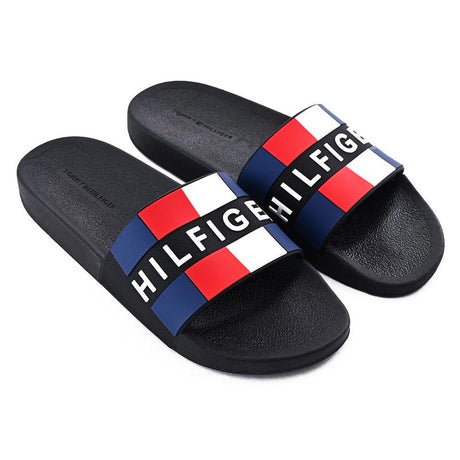 Tommy Hilfiger Jeans EARHTY Black Slipper #SL - 08 - Runner