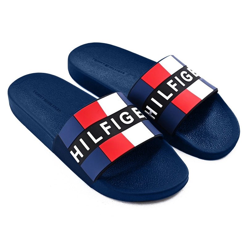 Tommy Hilfiger Jeans EARHTY Dark - Blue Slipper #SL - 09 - Runner