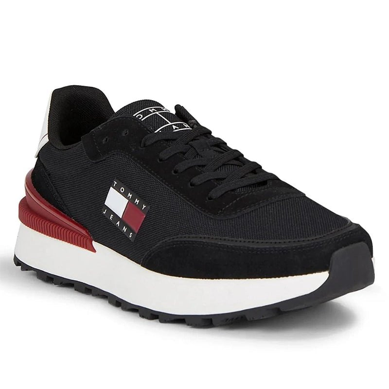 Tommy Hilfiger Jeans TJM Technical Runner Sneakers EM0EM02275 - BLKRED TOM108 - Runner