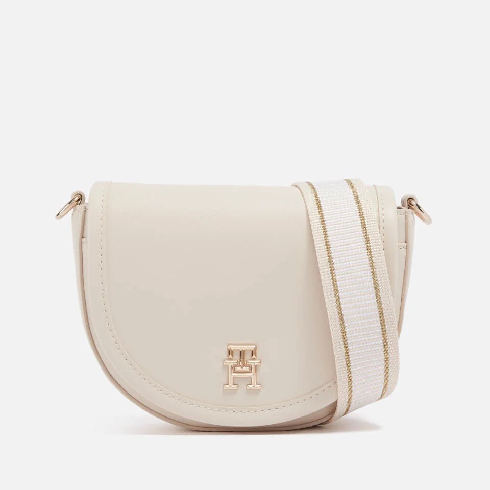 TOMMY HILFIGER LIFE SADDLE SHOULDERBAG White TB20 - Runner