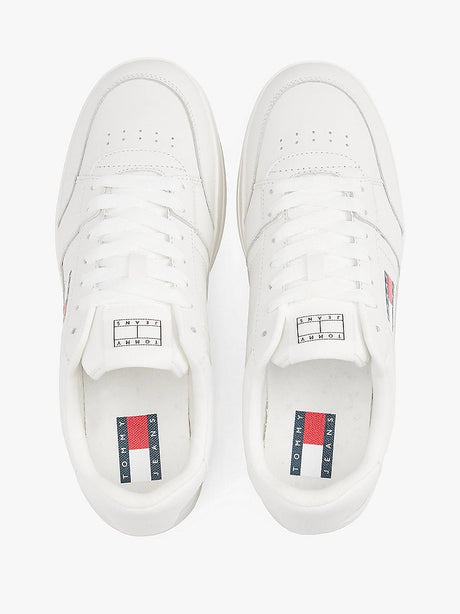 Tonal Logo Leather Cupsole Trainers TOM148 - Runner