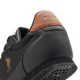 U.S. POLO ASSN. Clane Work Casuals Lace Up Shoes - BLK POM21 - Runner