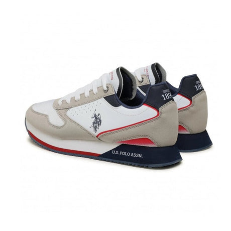 U.S. Polo Assn. NOBIL3 White Grey POM7 - Runner