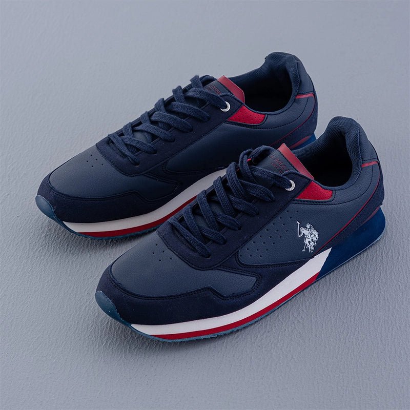 US POLO NOBIL3 DARK BLUE POM4 - Runner