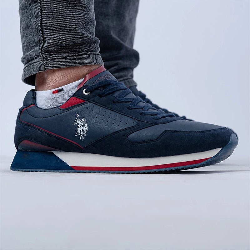 US POLO NOBIL3 DARK BLUE POM4 - Runner