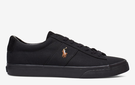 Ralph Lauren CANVAS-SAYER-NE-SK-VLC - Low Tops Men Sneaker Black #RL03
